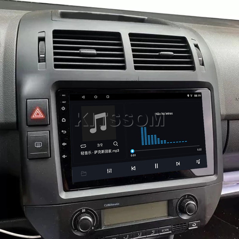 Multimidia Polo 2008 2009 2010 2011 2012 V2 Carplay 9" 2002 2003 2004 2005 2006 2007