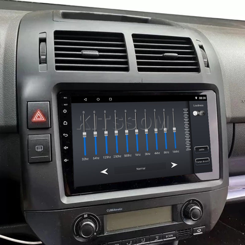 Multimidia Polo 2008 2009 2010 2011 2012 V2 Carplay 9" 2002 2003 2004 2005 2006 2007